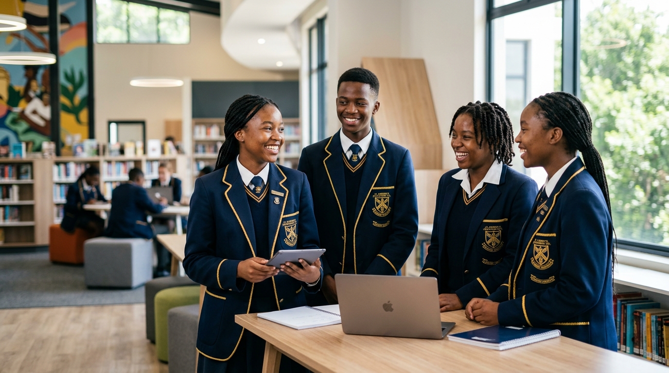 Students in modern educational environment
